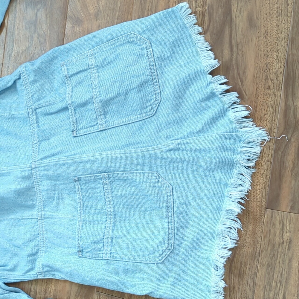 Free People Denim Mini Dress *Read Description* - Picture 7 of 10